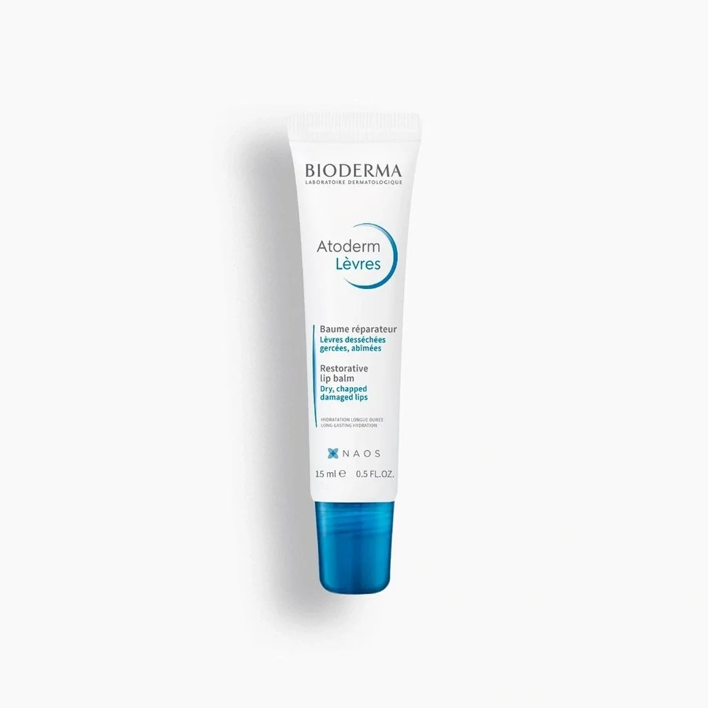 Bioderma Atoderm Restorative Lip Balm for Dry Chapped Lips - 0.5 OZ/15‎ ml - NWB
